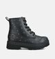 Skechers Gravlen Zwarte Boots met Veter en Rits voor meisjes (376819)