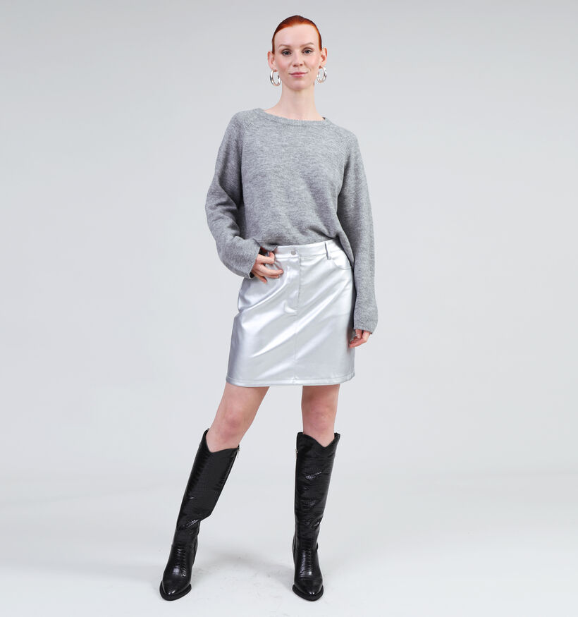 Vero Moda Jupiter Pull tricoté en Gris pour femmes (346143)