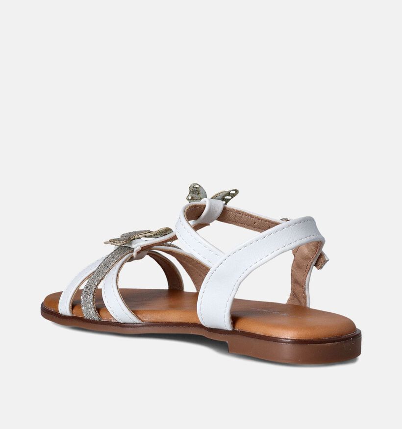 Milo & Mila Sandales en Blanc pour filles (356686)