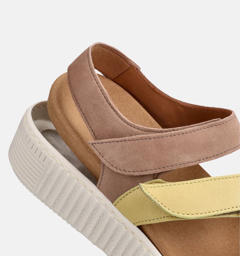 Gabor Beige/Gele Sandalen voor dames (371276) - geschikt voor steunzolen