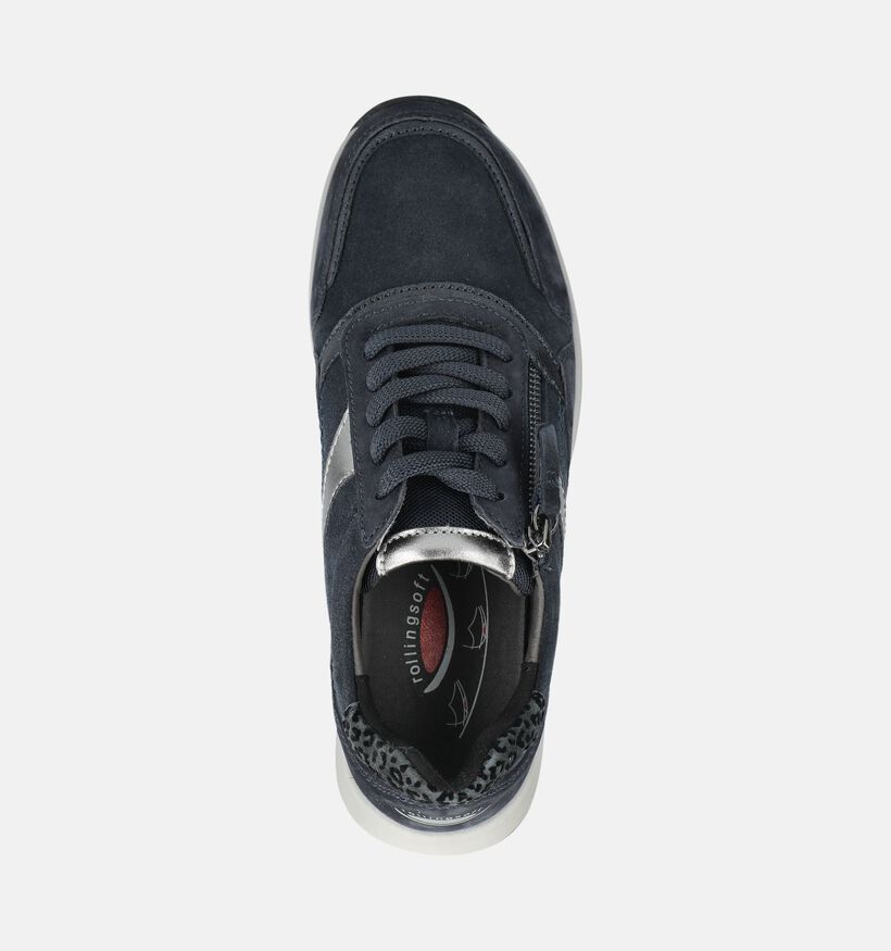 Gabor Rollingsoft Donkerblauwe Sneakers voor dames (376933) - geschikt voor steunzolen