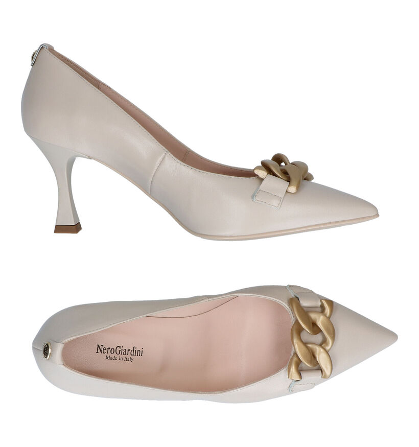 NeroGiardini Escarpins classiques en Beige clair pour femmes (313642)