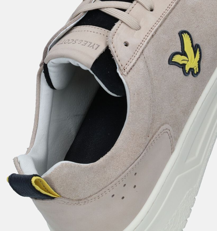 Lyle & Scott Chaussures &agrave; lacets en Beige pour hommes (348704) - pour semelles orthop&eacute;diques