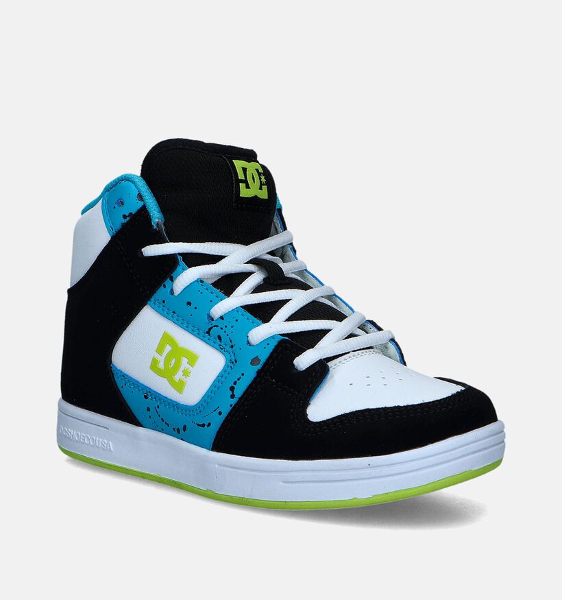 DC Shoes Manteca 4 HI Baskets de skate en Blanc pour garçons (343798) - pour semelles orthopédiques
