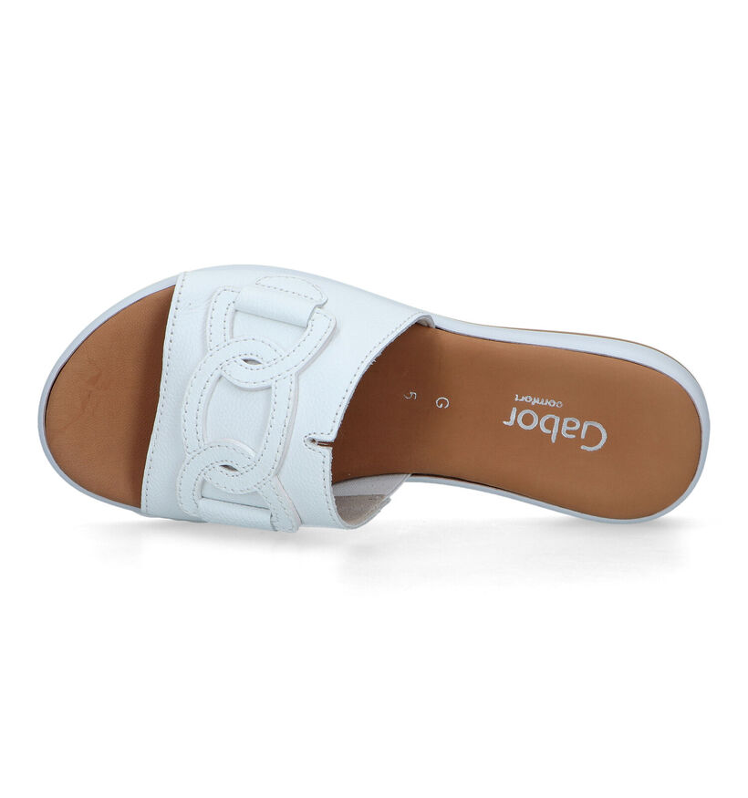 Gabor Comfort Nu-pieds en Blanc pour femmes (323259)