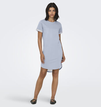 Robe courte bleu