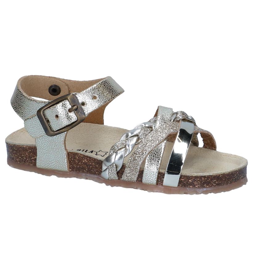 Gouden Sandalen Milo & Mila in kunstleer (245120)