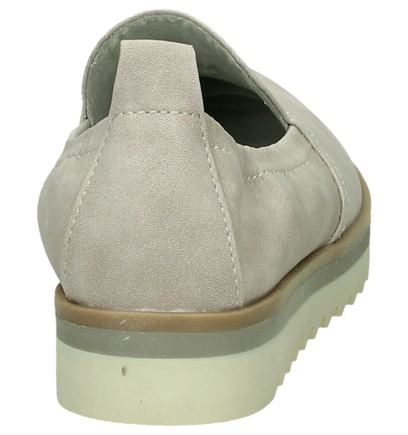 Marco Tozzi Chaussures slip-on en Rose clair en simili cuir (193059)