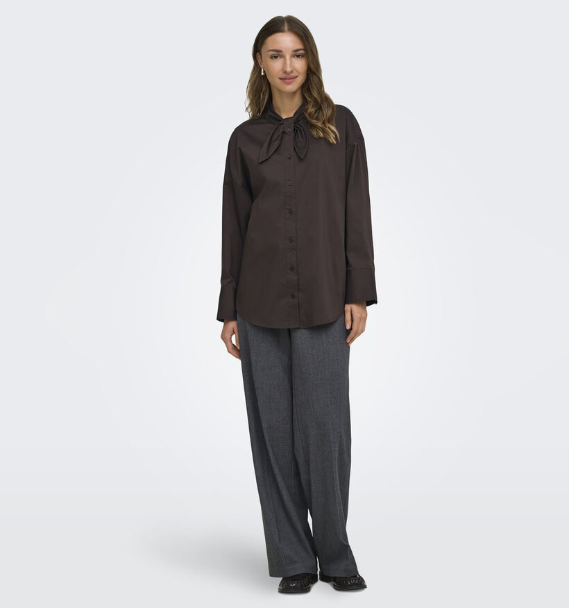 JDY Vita Donkerbruine Blouse voor dames (381971)