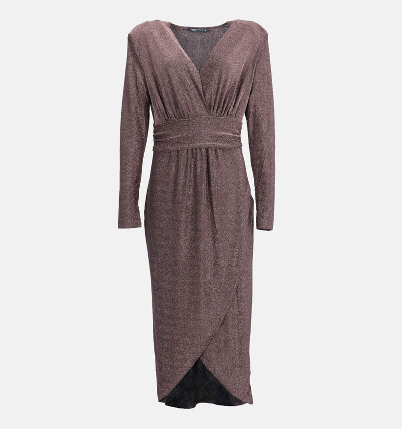 Expresso Long Sleeve Bronzen Jurk voor dames (351074)