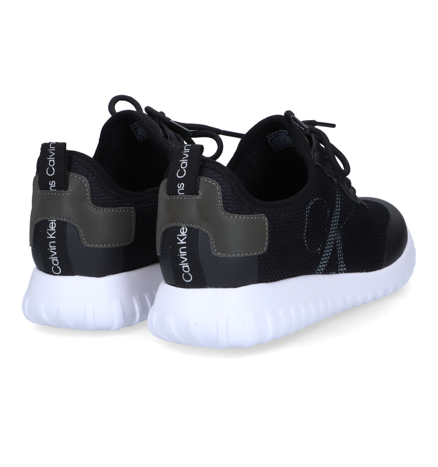 Calvin Klein Sporty Runner Zwarte Sneakers Dames Sneakers Online op TORFS.BE