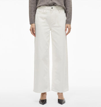 Vila Jeans Wit/Blauw