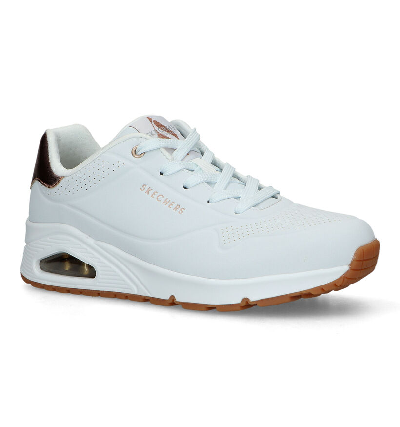 Skechers Uno Baskets en Blanc pour femmes (319372)