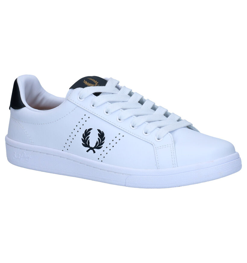 Fred Perry Witte Sneakers in leer (300613)