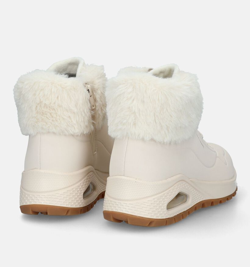 Skechers Uno Rugged Fall Ecru Sneakers voor dames (328072) - geschikt voor steunzolen