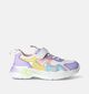 Barbarella Witte Sneakers Pastel voor meisjes (363749) - geschikt voor steunzolen