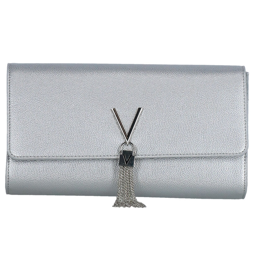 Valentino Handbags Divina Zilveren Crossbody Tas in kunstleer (276154)