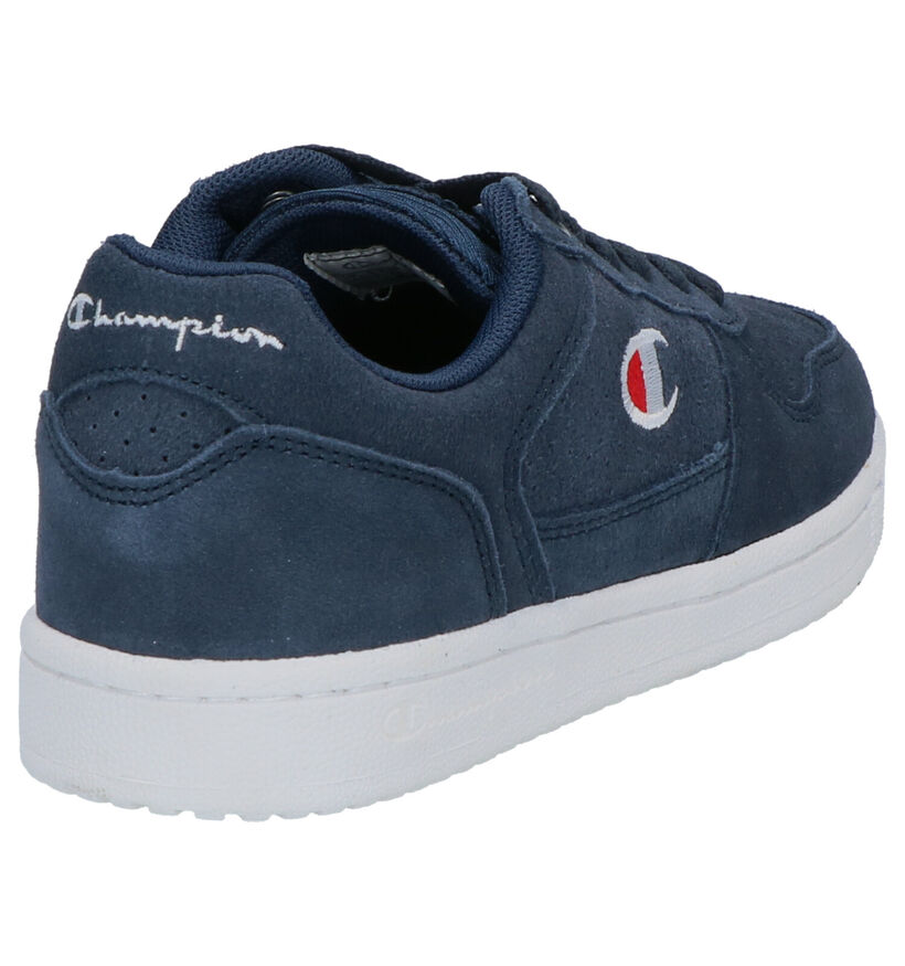 Champion Chicago Blauwe Sneakers in daim (253750)