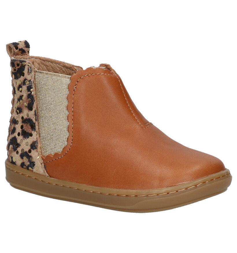 Shoo Pom Bouba Cognac Hoge Schoentjes in leer (279322)