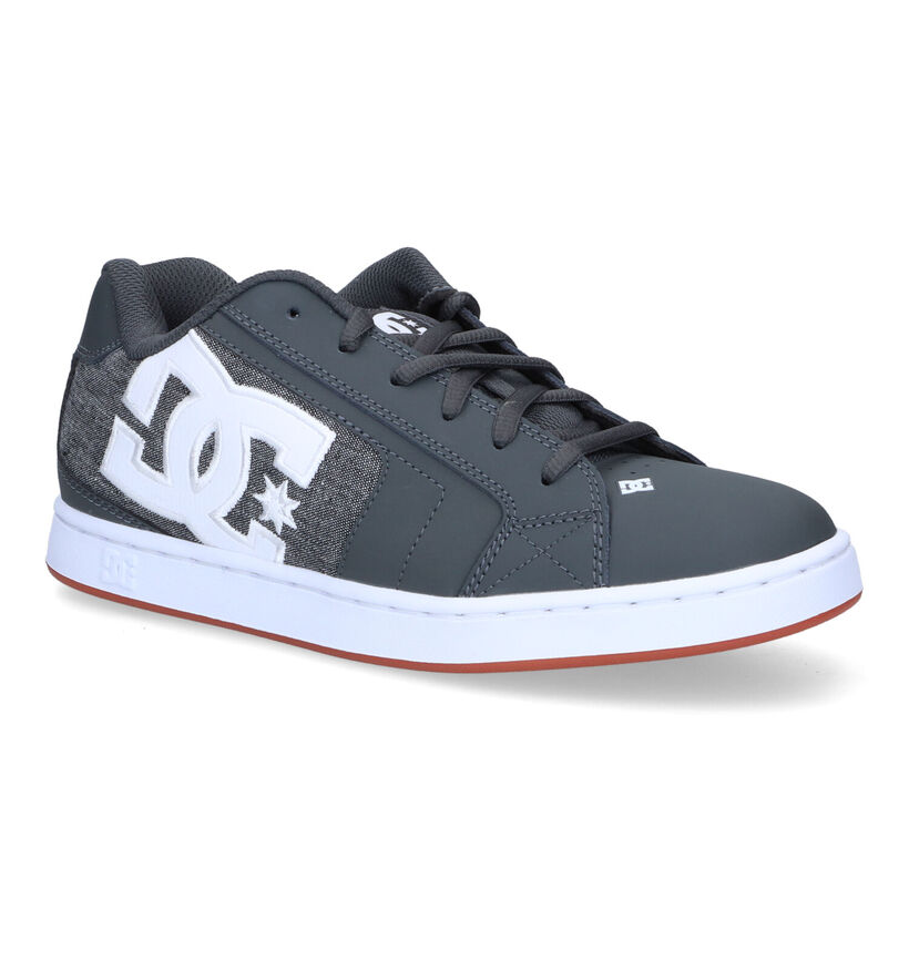 DC Shoes Net Baskets en Gris en cuir (303241)
