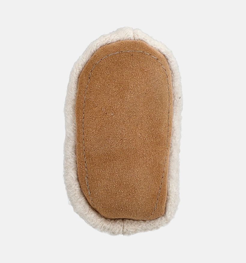 Bergstein Cozy Baby Lichtbeige Babypantoffels voor jongens, meisjes (381299)