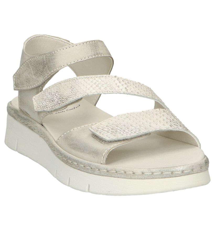 Zilveren Sandalen Brako Anatomics in leer (249014)