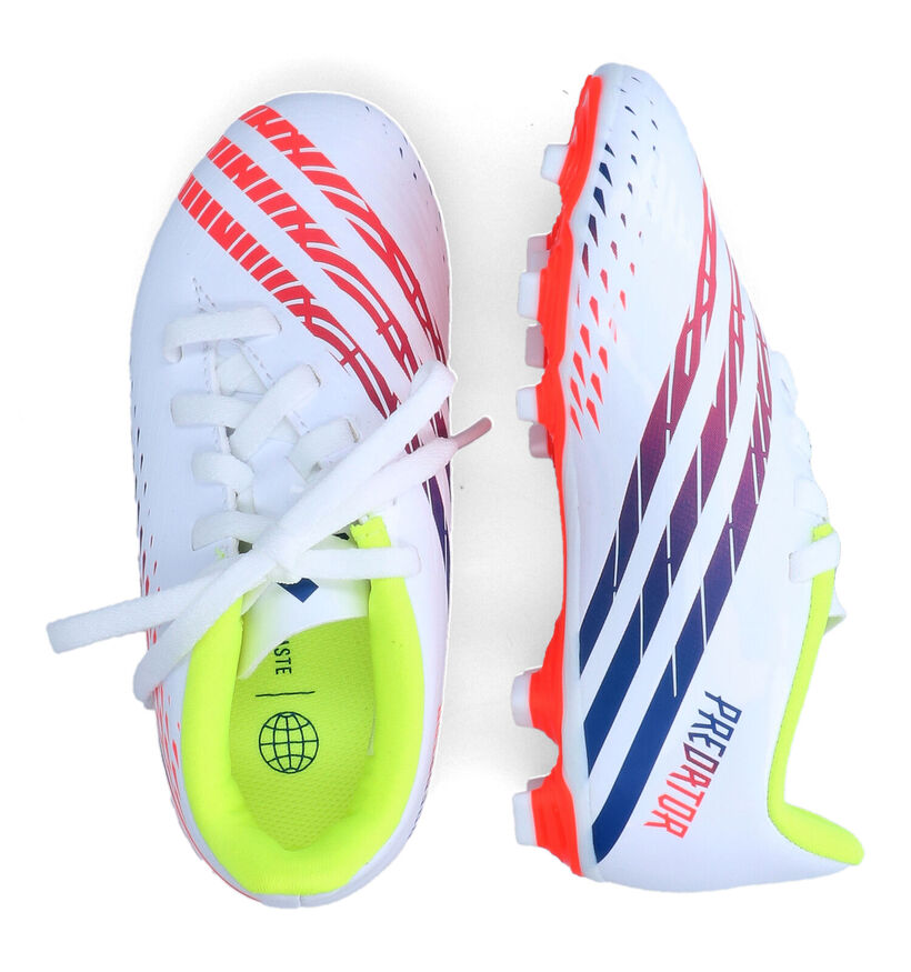 adidas Predator Edge Chaussures de foot en Blanc pour filles, garçons (317492)