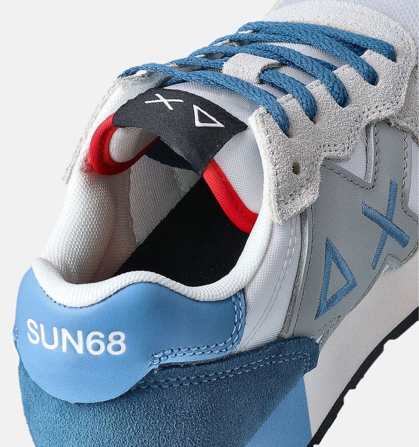 Sun68 Jaki Witte Sneakers voor jongens (362450) - geschikt voor steunzolen
