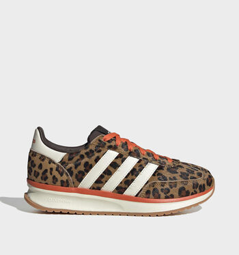 adidas Low Baskets dark brown/ off white/ semi impact orange