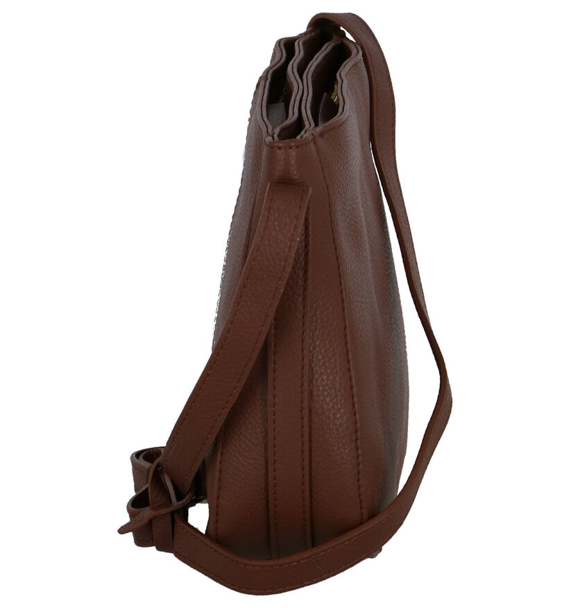 Crinkles Sac porté croisé en Noir pour femmes (317737)