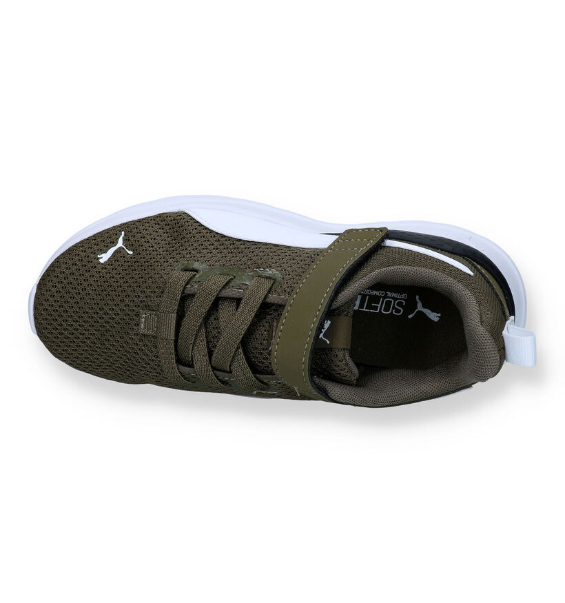 Puma Anzarun Lite Kaki Sneakers voor jongens, meisjes (326359)