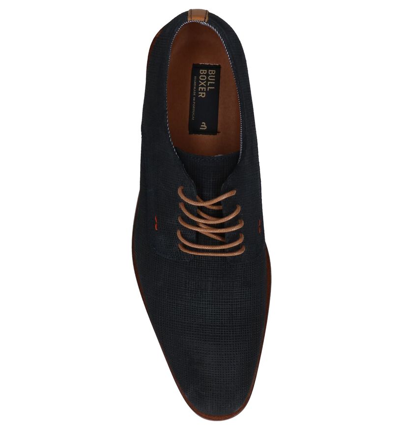 Bullboxer Chaussures habillées en Bleu foncé en nubuck (210406)