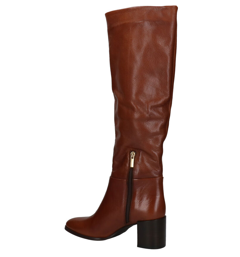 Scapa Cognac Knielaarzen in leer (281262)
