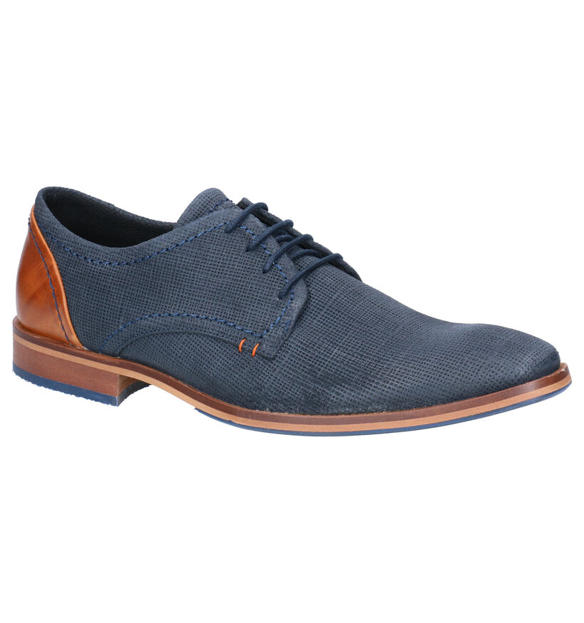 Bullboxer Chaussures habillées en Bleu foncé en cuir (280099)