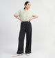 Vero Moda Geleste HW Pantalon large en Noir pour femmes (335313)