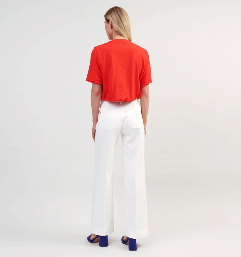 Vero Moda Penny Rode Cropped T-shirt voor dames (358796)