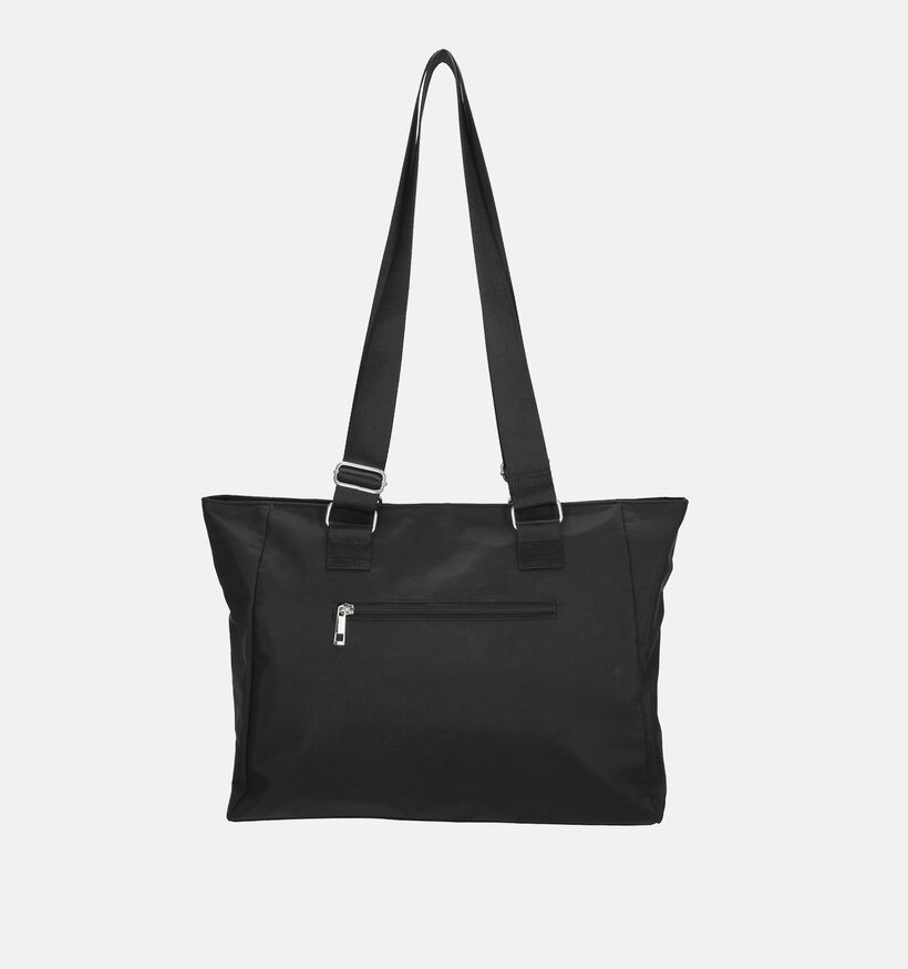 Charm Zwarte Shopper tas met rits voor dames (348912)