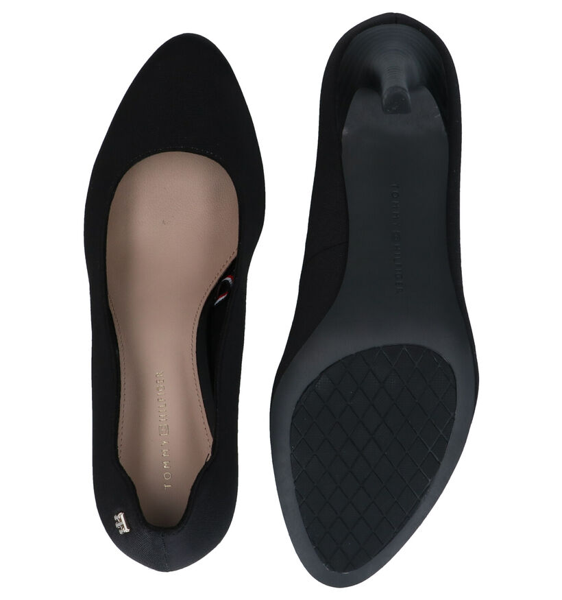 Tommy Hilfiger Essential Zwarte Pumps in stof (285264)