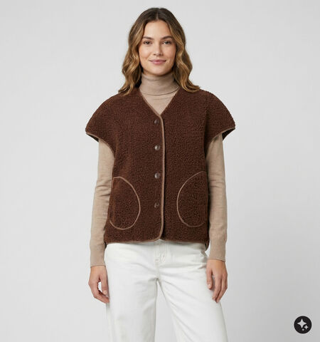 Laurent David Vesten Wit/Bruin/Blauw