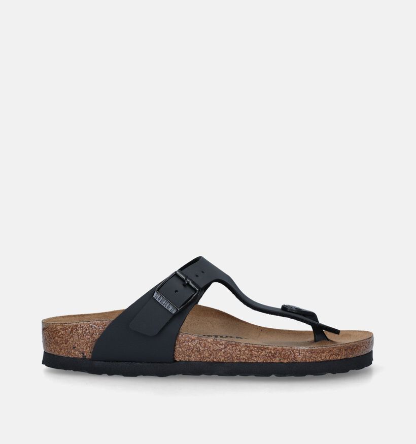 Birkenstock Gizeh Zwarte Teenslippers voor jongens (338075)