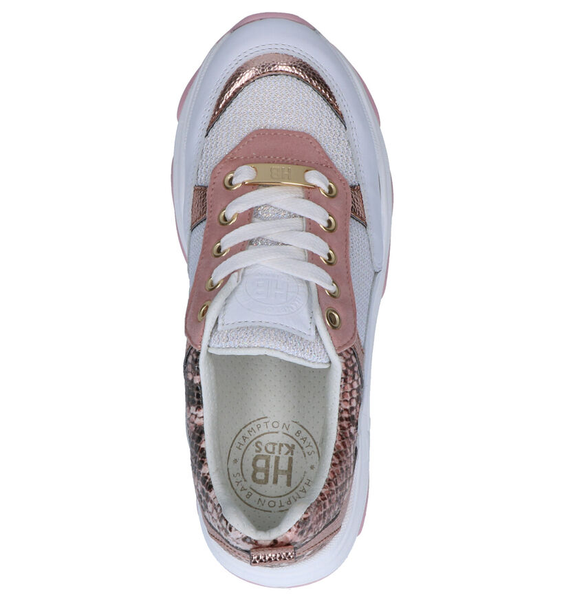 Hampton Bays Baskets basses en Or rose en cuir (270781)