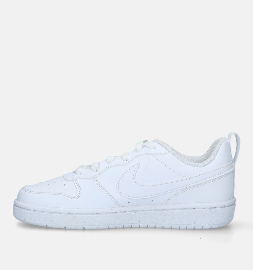 Nike Court Borough Low 2 GS Baskets en Blanc pour filles, garçons (332222)