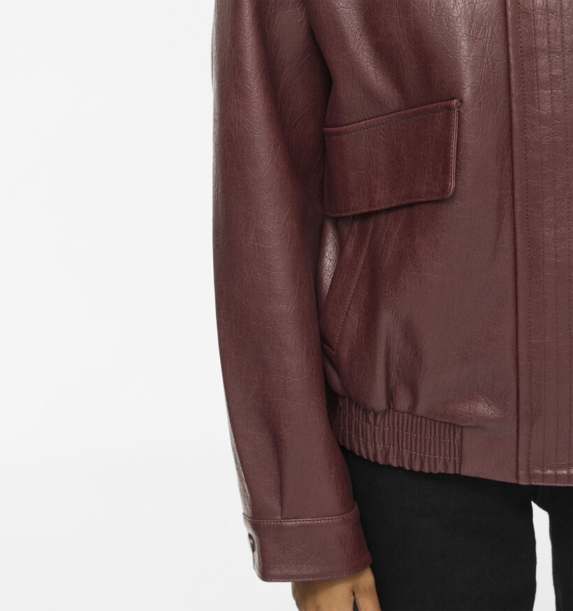 Vila Fima Bordeaux Korte Jas voor dames (379775)