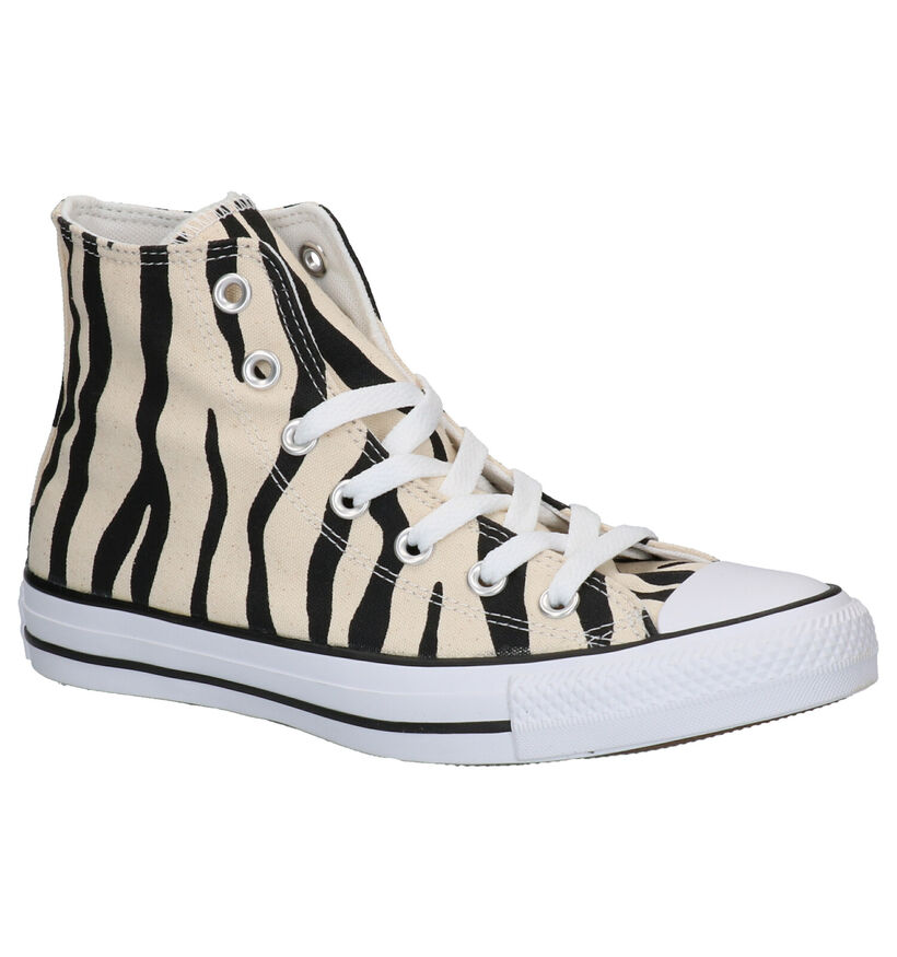 Converse Chuck Taylor AS Baskets en Beige en textile (266474)