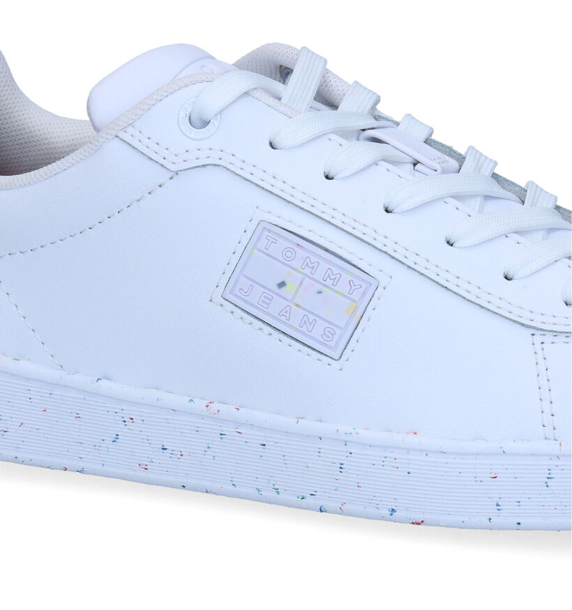 Tommy Hilfiger Cupsole Chaussures à lacets en Blanc en cuir (300631)