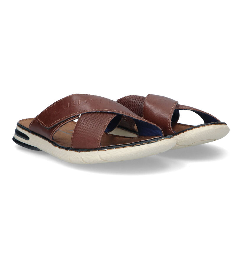 Bugatti Nu-pieds en Cognac pour hommes (322367)