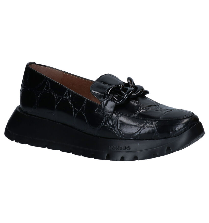 Wonders Ecru Loafers in leer (290010)