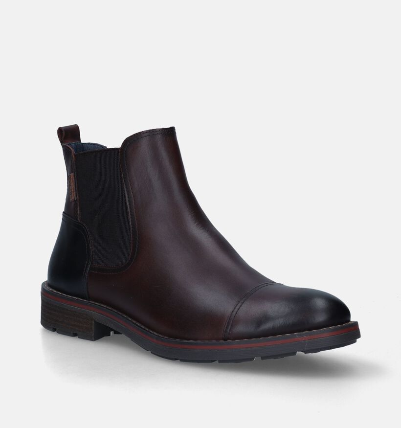 Pikolinis York Boots chelsea en Marron pour hommes (346325) - pour semelles orthopédiques