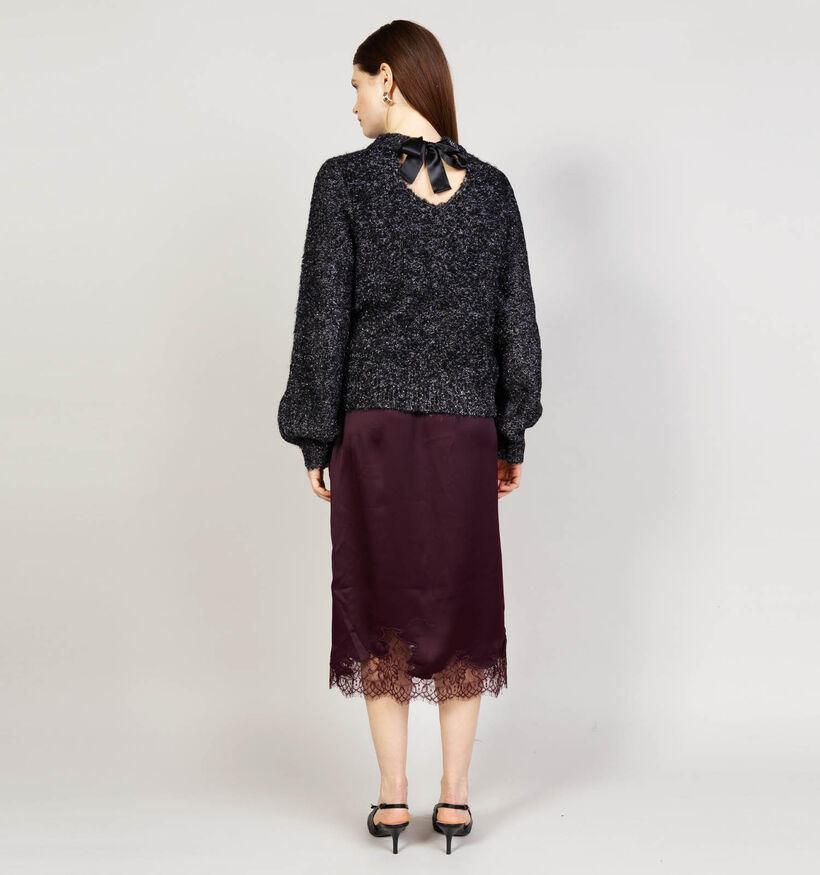 Mexx Fancy Bow Zwarte Trui voor dames (375526)