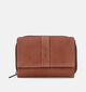Euro-Leather Cognac Overslagportemonnee voor dames (353565)